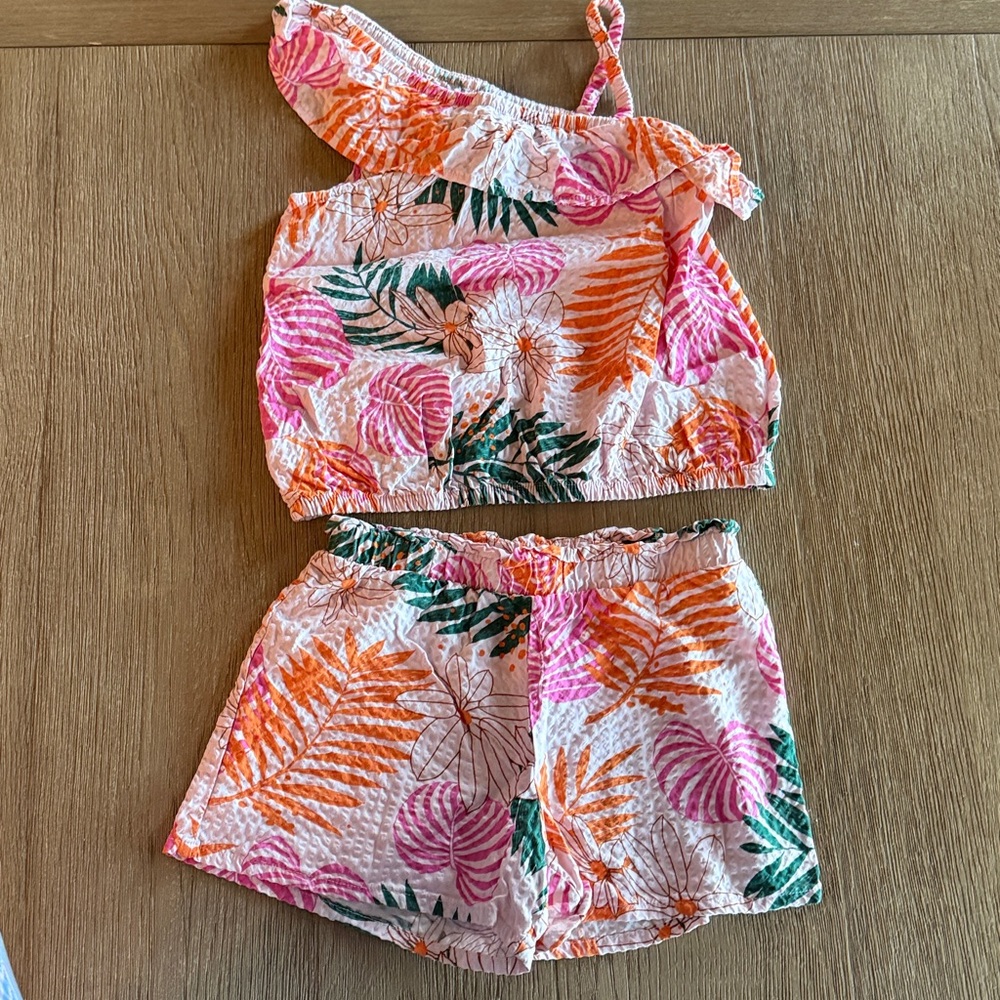 Cat & Jack Kids Girls Matching Shorts Sets - Picture 2 of 5